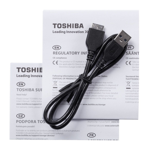 Изображение №4 | Внешний диск Toshiba Canvio, USB 3.0, 1Тб, черный