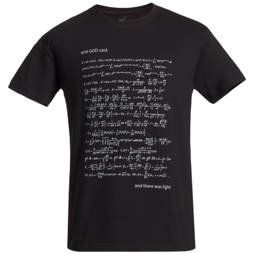 Изображение №2 | Футболка мужская «Да будет свет», со светящимся принтом, размер S