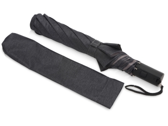 Изображение №3 | Зонт складной «Flick» (темно-серый)