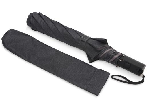 Изображение №3 | Зонт складной «Flick» (темно-серый)