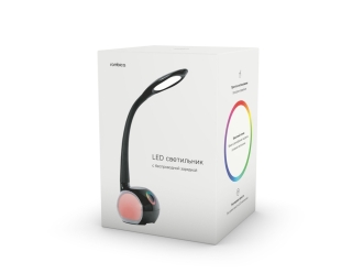 Изображение №7 | Настольная лампа с беспроводной зарядкой «LED Spectra» (черный)