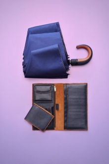 Изображение №5 | Складной зонт Palermo, темно-синий