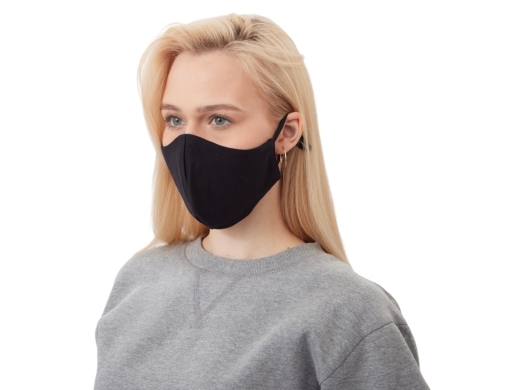 Изображение №3 | Маска для лица многоразовая с фиксаторами (черный)
