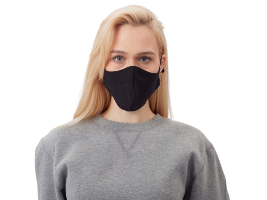 Изображение №4 | Маска для лица многоразовая с фиксаторами (черный)