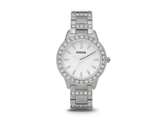 Изображение №1 | Часы наручные, женские (корпус- серебро, циферблат- белый, крепление- серебро)