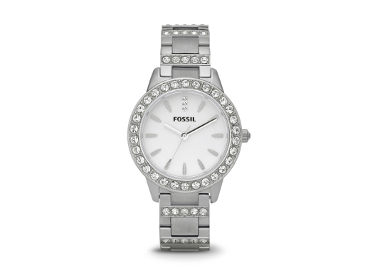 Изображение №1 | Часы наручные, женские (корпус- серебро, циферблат- белый, крепление- серебро)