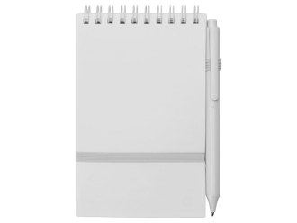 Изображение №6 | Антибактериальный набор с блокнотом и стаканом «Safe work» (белый)