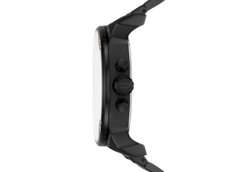 Изображение №2 | Часы наручные, мужские (корпус- черный, циферблат- черный, крепление- черный/желтое золото)