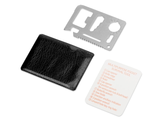 Изображение №4 | Мультиинструмент в чехле «Helper mini» (серебристый, черный)