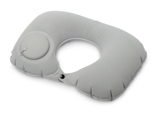 Изображение №1 | Подушка для путешествия с помпой «Push» (серый)