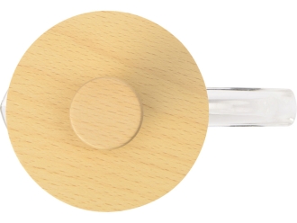 Изображение №4 | Френч-пресс с деревянной крышкой «Downtime» (прозрачный/натуральный)