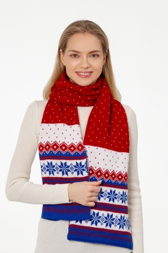 Изображение №5 | Шарф Happy View, красный с синим