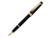 Изображение №1 | Ручка перьевая «Bailey Ligh Polished Black Resin and Gold Tone», перо F (черный/золотистый)