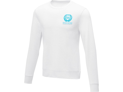 Изображение №6 | Свитер с круглым вырезом «Zenon» мужской S (белый)