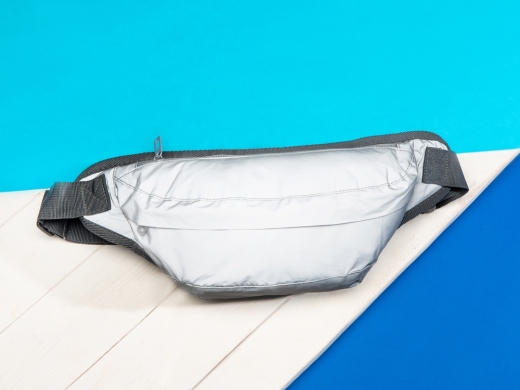 Изображение №9 | Светоотражающая сумка на пояс «Extra Reflect» (серый светоотражающий)