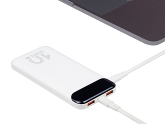 Изображение №13 | Внешний аккумулятор с дисплеем, 10000 mAh (белый)