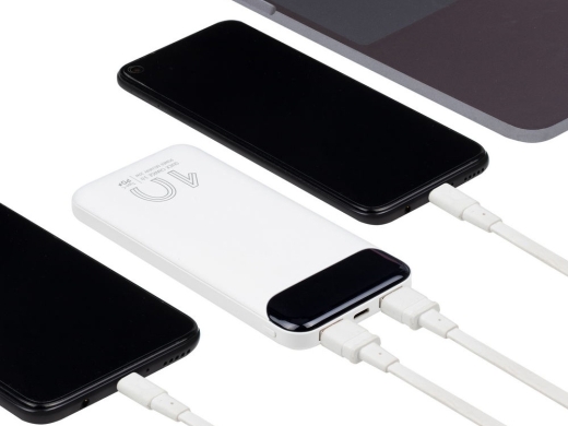 Изображение №14 | Внешний аккумулятор с дисплеем, 10000 mAh (белый)