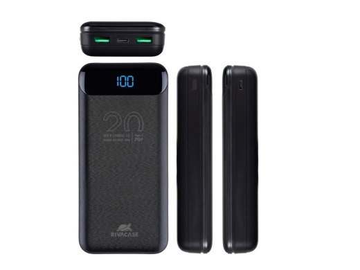 Изображение №6 | Внешний аккумулятор с дисплеем, 20000 mAh (черный)