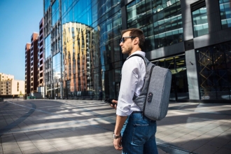 Изображение №15 | Рюкзак с потайным карманом inGreed, серый