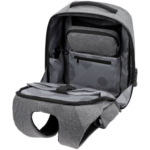 Изображение №6 | Рюкзак с потайным карманом inGreed, серый