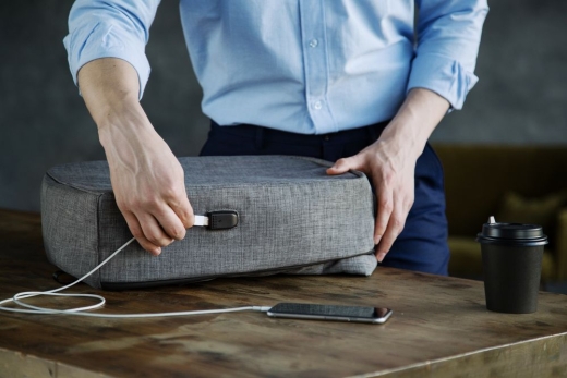 Изображение №16 | Рюкзак с потайным карманом inGreed, серый