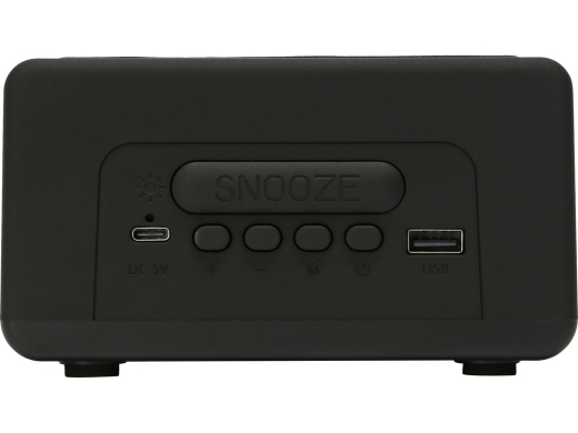 Изображение №8 | Беспроводная колонка с часами и функцией беспроводной зарядки «Sentry» (черный)