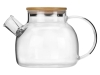 Изображение №3 | Заварочный чайник с бамбуковой крышкой «Sencha» (прозрачный, коричневая крышка)