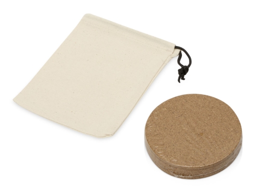 Изображение №8 | Набор костеров из пробки в хлопковом мешке «Bali» (натуральный)