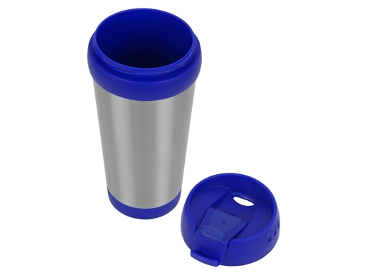 Изображение №2 | Термокружка «Певенси» (серебристый/синий)