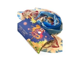 Изображение №5 | Палантин «Конёк - Горбунок» (голубой)