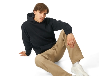 Изображение №4 | Толстовка с капюшоном оверсайз «Berlin» унисекс XS-S (черный)