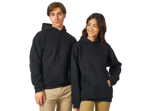 Изображение №1 | Толстовка с капюшоном оверсайз «Berlin» унисекс XS-S (черный)