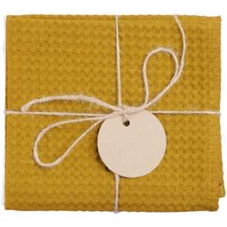 Изображение №5 | Набор кухонных полотенец Good Wipe, белый с желтым