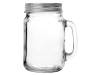 Изображение №2 | Кружка-банка «Smoothie» с крышкой (прозрачный/серебристый)