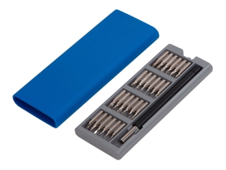 Изображение №2 | Отвертка с набором из 24 насадок «Bits» (темно-синий)