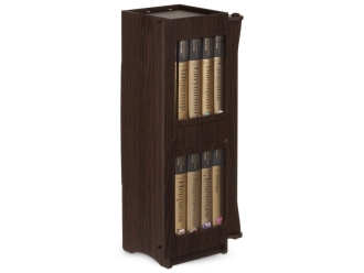 Изображение №1 | Набор книг «Шкаф мудрости» (шкаф- коричневый/прозрачный, книги- черный/золотистый)