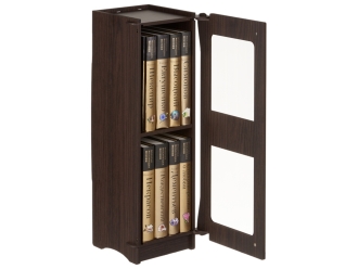 Изображение №2 | Набор книг «Шкаф мудрости» (шкаф- коричневый/прозрачный, книги- черный/золотистый)
