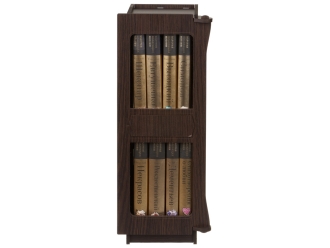 Изображение №3 | Набор книг «Шкаф мудрости» (шкаф- коричневый/прозрачный, книги- черный/золотистый)