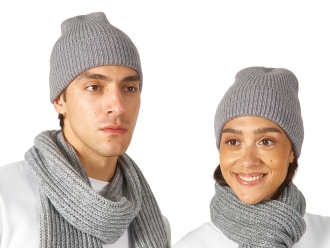 Изображение №1 | Шапка «Nordend» (серый меланж)