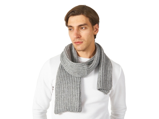 Изображение №2 | Шарф «Nordend» (серый меланж)