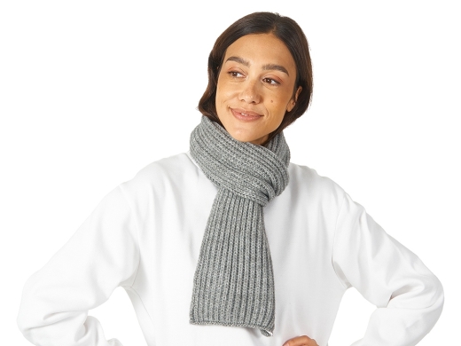 Изображение №3 | Шарф «Nordend» (серый меланж)