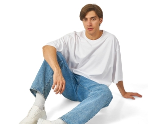 Изображение №4 | Футболка оверсайз «Berlin» унисекс XS-S (белый)