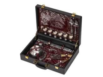 Изображение №1 | Набор «Подарочный» (серебристый, черный/бордовый)