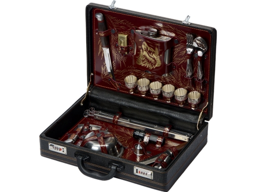 Изображение №1 | Набор «Подарочный» (серебристый, черный/бордовый)