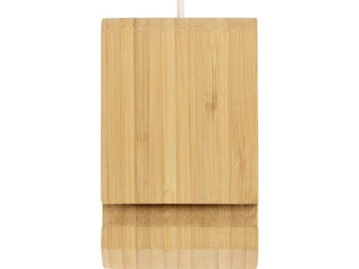 Изображение №5 | Беспроводное зарядное устройство из бамбука «Jetty», 10 Вт (натуральный)