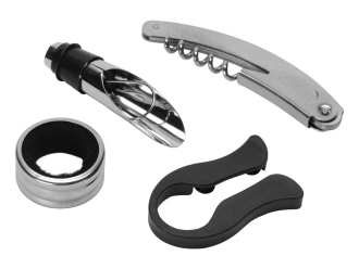 Изображение №4 | Набор аксессуаров для вина в подарочной коробке «Fabrizio» (коричневый)