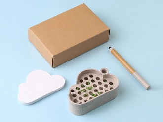 Изображение №5 | Набор для записей с семенами ромашки «Patio» (бежевый, натуральный)