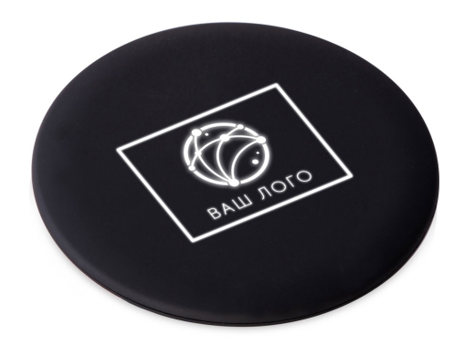 Изображение №1 | Беспроводное зарядное устройство с подсветкой логотипа «Moon spot», 10 Вт (черный)