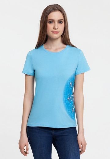 Изображение №1 | Футболка женская «Вместе и вовремя», размер M