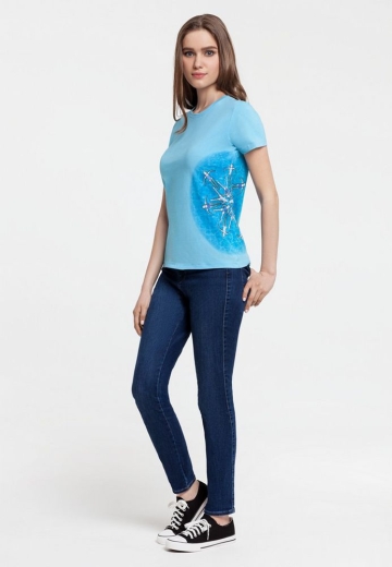 Изображение №7 | Футболка женская «Вместе и вовремя», размер M